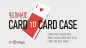 Preview: Ultimate Card to Card Case ROT  by JT - Karte verschwindet und erscheint wieder im Etui