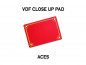 Preview: VDF Close Up Pad Standard mit Assen - Rot - Closeup Matte