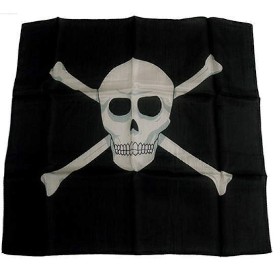 18 inch Skull Silk by Magic By Gosh