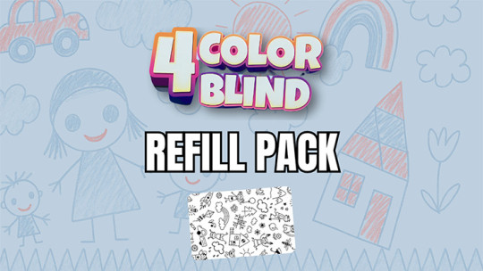 4 Color Blind Refill by Guillaume Bienne