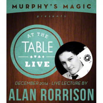 At the Table Live Lecture - Alan Rorrison 12/10/2014 - Video - DOWNLOAD