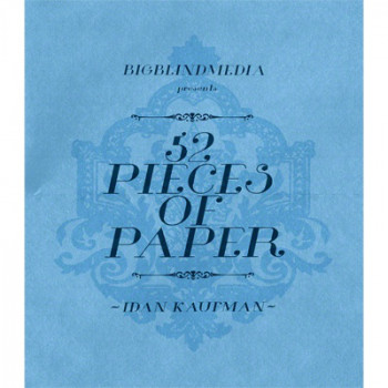 52 Pieces Of Paper by Idan Kaufman and Big Blind Media - Video - DOWNLOAD