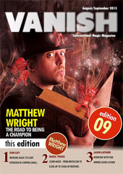 VANISH Magazine August/September 2013 - Matthew Wright - eBook - DOWNLOAD