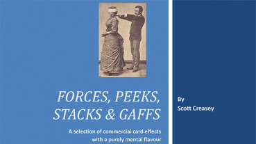 Forces, Peeks, Stacks & Gaffs Ebook - Mentalism with Cards by Scott Creasey - DOWNLOAD