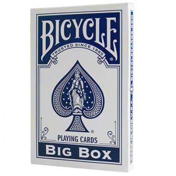 Große Spielkarten - Blau - Big Bicycle Cards - Jumbo Deck