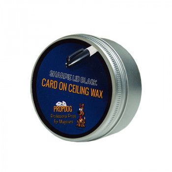 Card on Ceiling Wax by David Bonsall 15g - Schwarz
