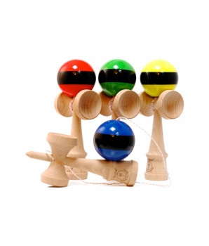 Kendama SunRise - Gelb/Schwarz - Geschicklichkeitsspiel