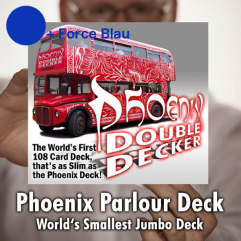 Phoenix Parlour Double Decker - Blau/Blau Force - Markierte Karten