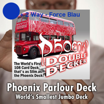 Phoenix Parlour Double Decker - Blau/Blau 2Way Force - Markierte Karten
