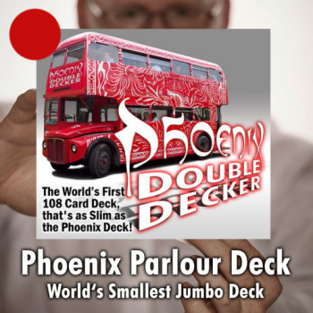 Phoenix Parlour Double Decker - Rot/Rot - Markierte Karten