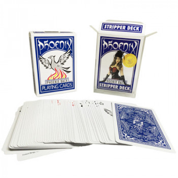 Phoenix Stripper Deck - Blau - Casino Qualität - Kartentrick
