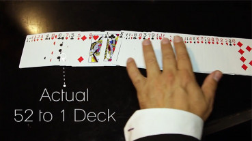 The 52 to 1 Deck by Wayne Fox and David Penn - Rot - Kartentrick