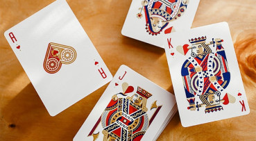 DKNG Wheel Playing Cards by Art of Play - Rot - Pokerdeck