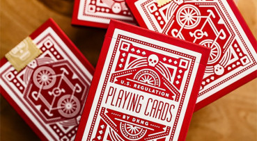 DKNG Wheel Playing Cards by Art of Play - Rot - Pokerdeck