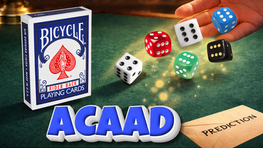 Preview: ACAAD - Any Card at Any Dice by Mathieu Cima (Red)
