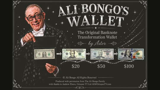 Ali Bongo's Wallet (Black) by Astor