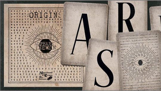 Alphabet Origins Deck (Marked) by Marchand de Trucs - Markiertes Kartenspiel