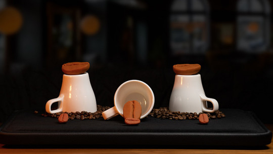 Amazing Coffee Cups and Beans by Adam Wilber - VULPINE Creations