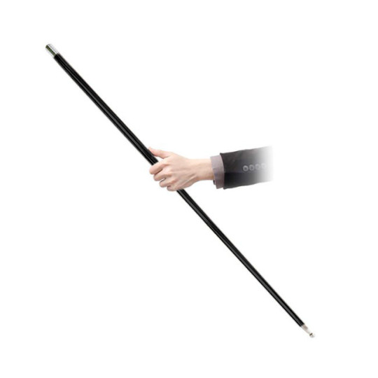 Appearing Cane Schwarz – Erscheinender Metall Zauberstab