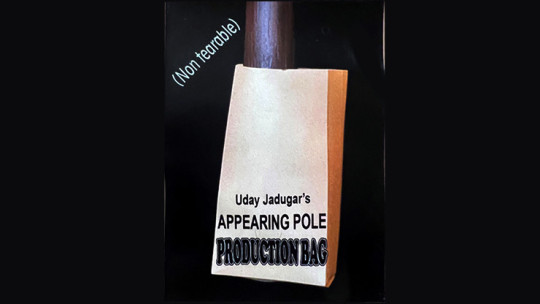 APPEARING POLE BAG BROWN (Gimmicked / No Tear) by Uday Jadugar