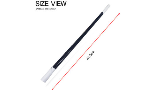 Preview: Appearing & Vanishing Wand (Black) by JL Magic