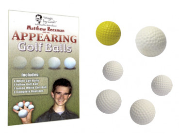 Appearing Golf Balls by Goshman und Matthew Reesman - Golfball Zaubertrick