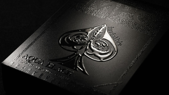 Aqua Black Invisible by MPC - Pokerdeck
