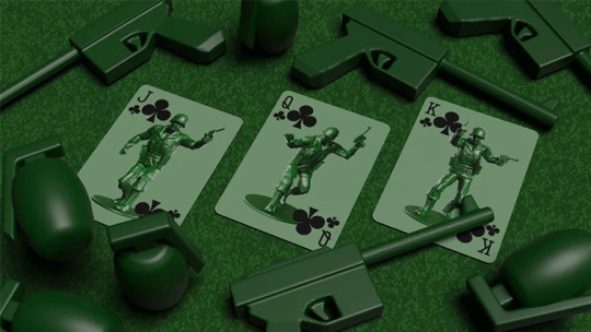 Preview: Army Men Playing Cards