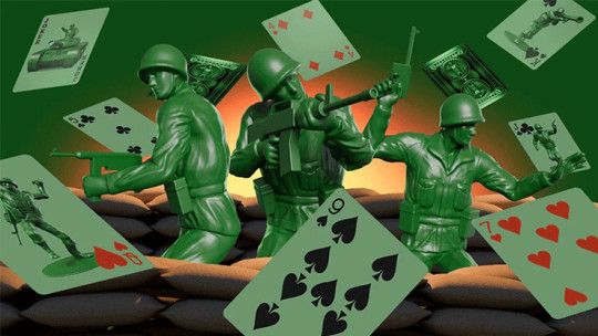 Preview: Army Men Playing Cards