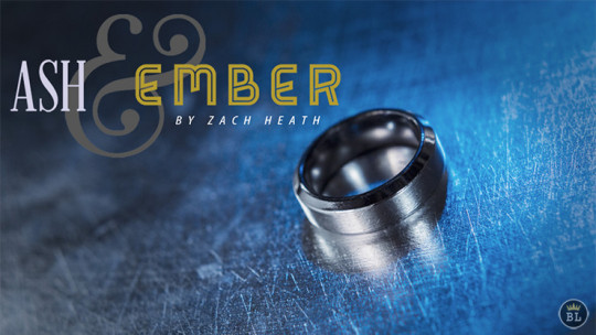 Ash and Ember Silver Beveled Size 13 (2 Rings) by Zach Heath