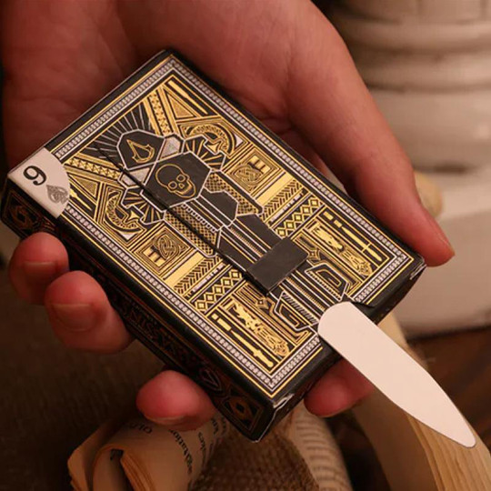 Assassin's Creed Legacy V2 Playing Cards - Black Hidden Blade Edition