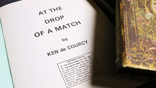 At the Drop of a Match by Ken De Courcy - Buch