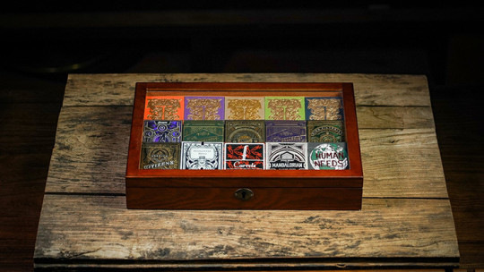 Aufbewahrungsbox aus Holz für 15 Pokerdecks - Wooden Storage Box by TCC