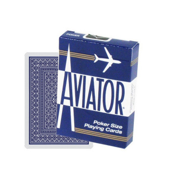 Aviator - Blau - Pokerkarten
