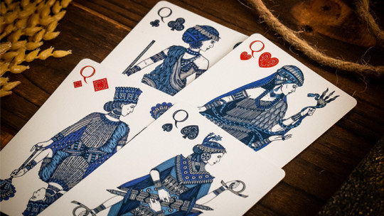 Babylon (Cerulean Blue) by Riffle Shuffle - Pokerdeck