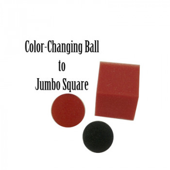 Ball to Square Mystery (Jumbo - Color Changing) - Magic by Gosh