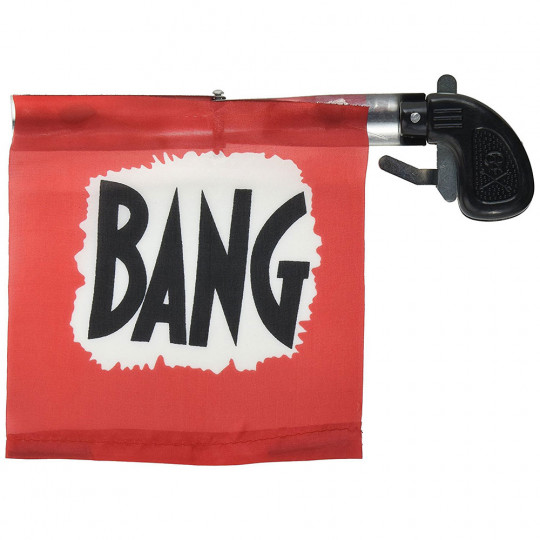 Bang Gun - Pistole mit Fahne - Scherz
