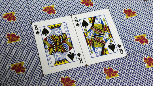 Bee Lotus Casino Grade (Blue) Playing Cards - Pokerdeck
