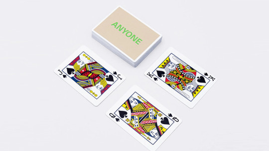 Beige/Green Cap Logo ANYONE - Pokerdeck
