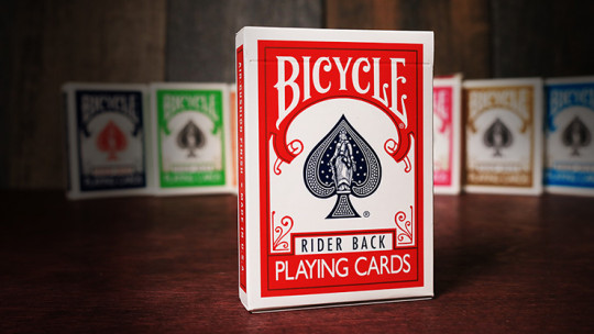 Bicycle 807 Rider Back - Rot - Standard Pokerkarten - Classic Box