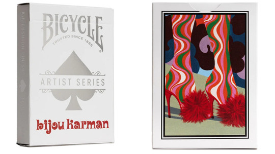 Bicycle Bijou Karman Purp/Red Box Set by US - Pokerdeck