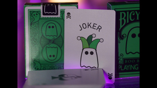 Preview: Bicycle Boo Back Playing Cards (Green)