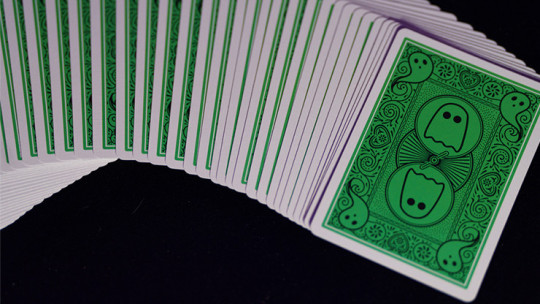 Preview: Bicycle Boo Back Playing Cards (Green)