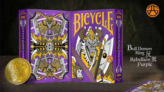 Bicycle Bull Demon King (Rebellion Purple) - Pokerdeck