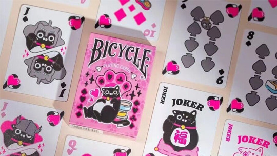 Bicycle Cat (Pink) by US Playing Card Co. - Pokerdeck