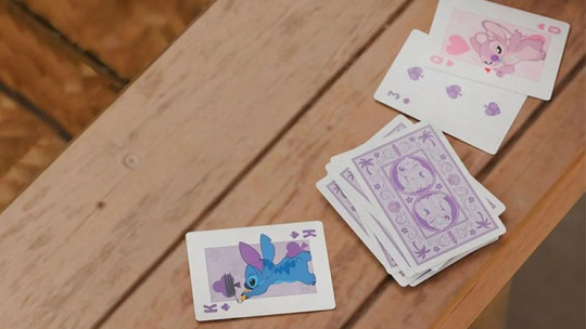 Preview: Bicycle Disney Stitch (Purple) by US Playing Card Co - Pokerdeck