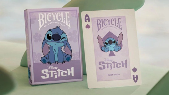 Bicycle Disney Stitch (Purple) by US Playing Card Co - Pokerdeck