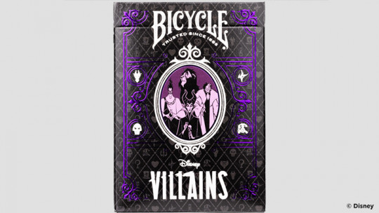 Bicycle Disney Villains (Purple) by US Playing Card Co.