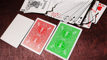 Bicycle Green Playing Cards by USPC - Grün Deck