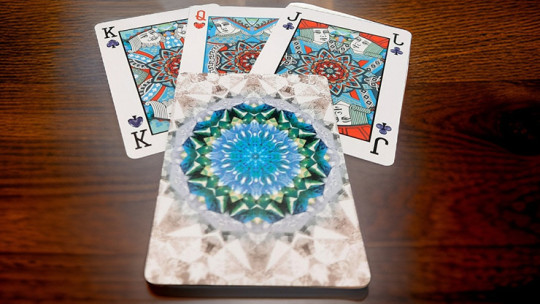 Bicycle Kaleidoscope Blue - Pokerdeck